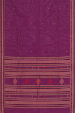 Image of Kanchi Cotton Violet Saree