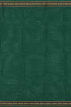 Image of Kanchi Cotton Green Saree