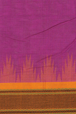 Image of Kanchi Cotton Violet Saree