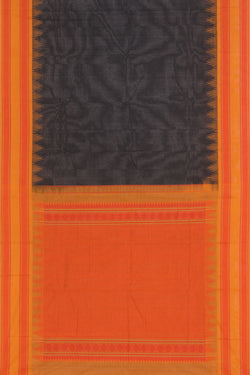 Image of Kanchi Cotton Black Saree