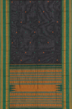 Image of Kanchi Cotton Black Saree