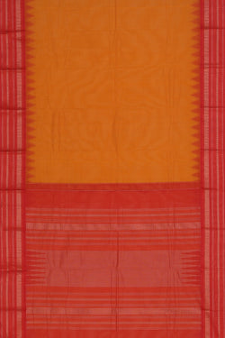 Image of Kanchi Cotton Mustard Saree