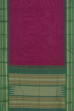 Image of Kanchi Cotton Violet Saree