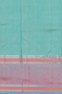 Image of Kanjivaram Silk Sea Green Saree