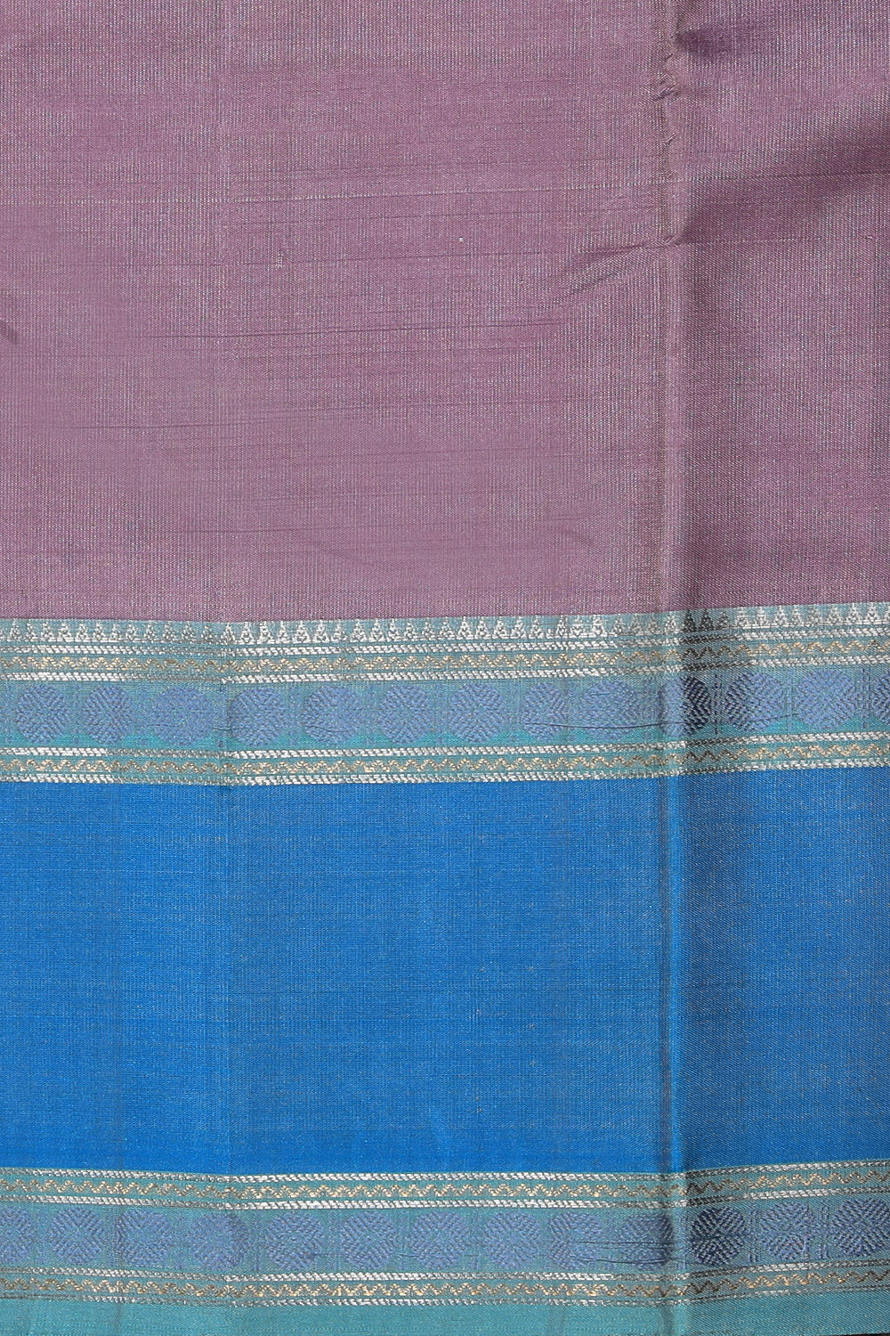 Kanjivaram Silk Lavender-Purple Saree