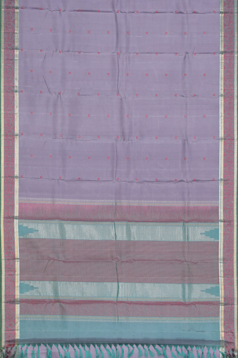 Kanjivaram Silk Purple Saree