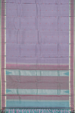 Image of Kanjivaram Silk Purple Saree