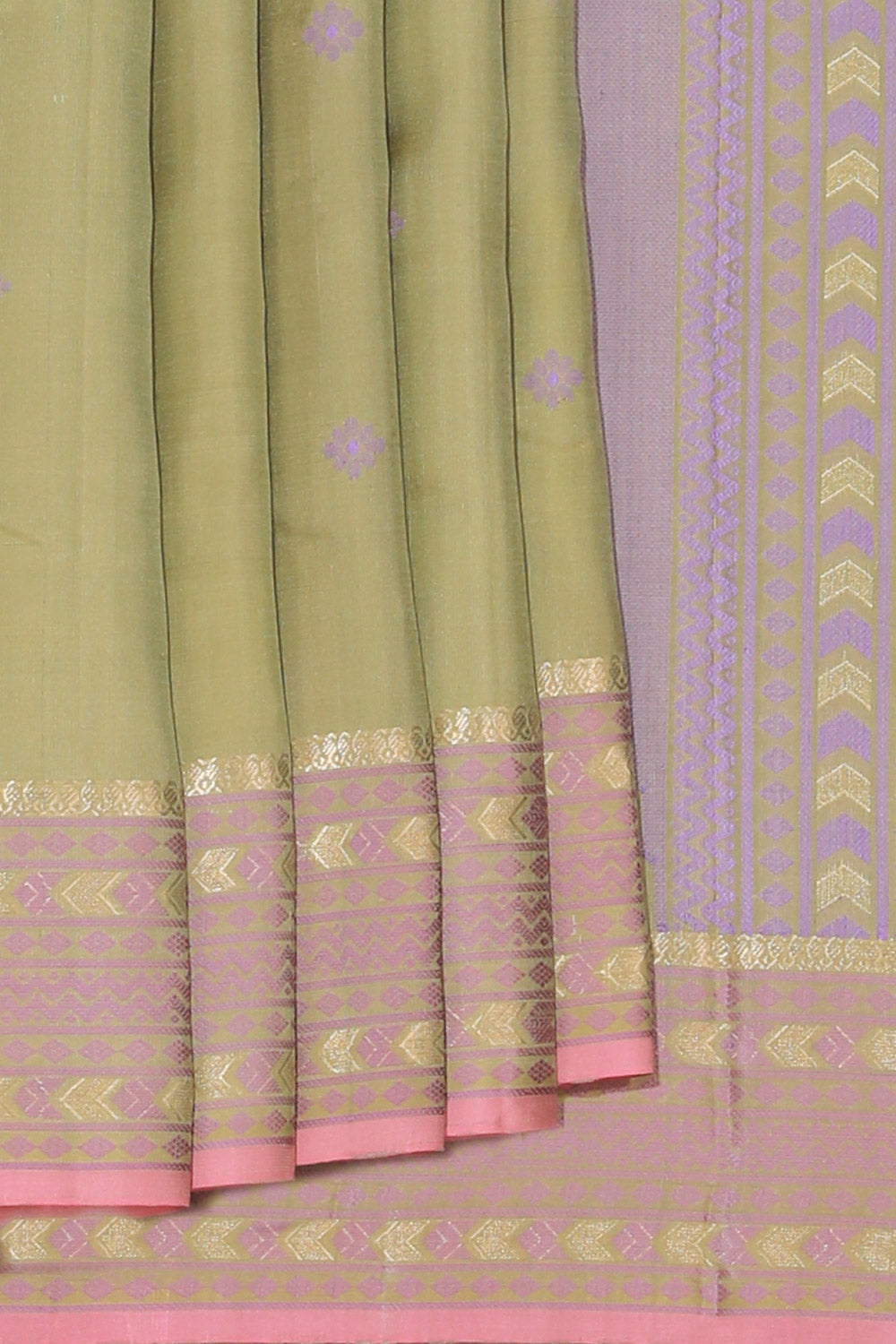 Kanjivaram Silk Green Saree