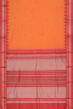 Image of Kanchi Cotton Mustard Saree