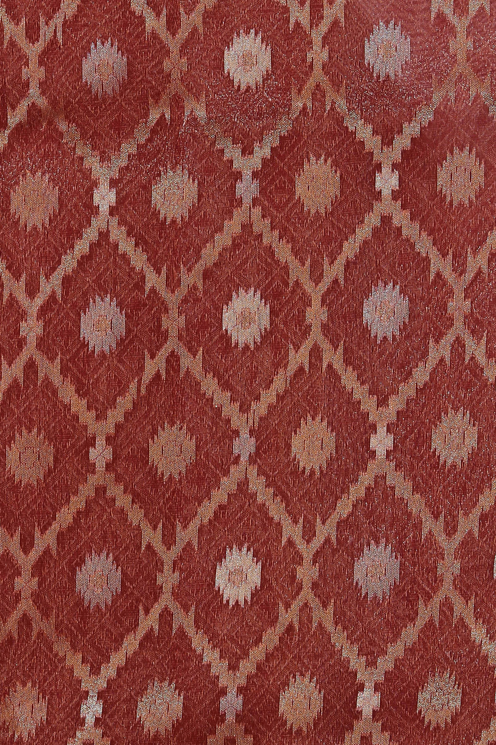 Image of Kora Silk Maroon Saree