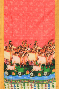 Image of Pichwai Printed Dupatta