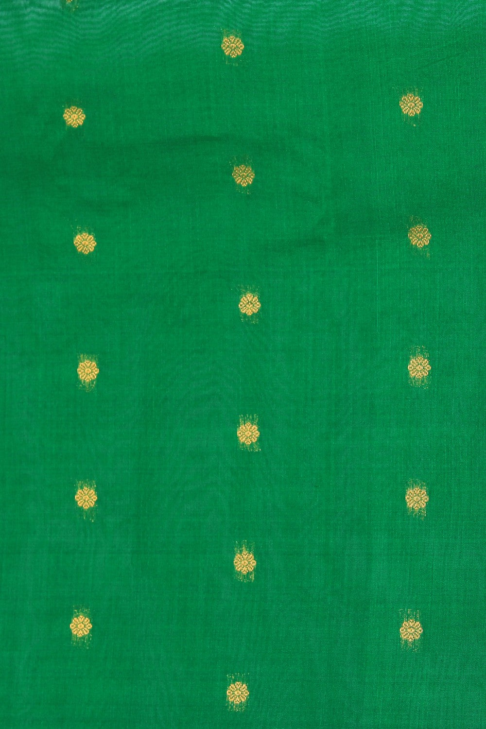 Collection of Gadwal Cotton Silk Green Saree in a gallery layout