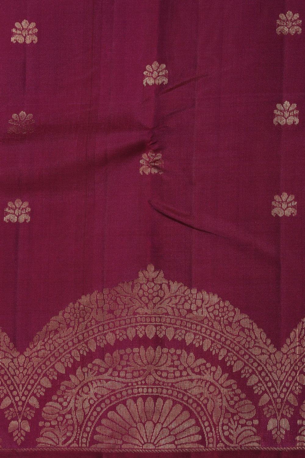 Collection of South Silk Violet Saree in a gallery layout