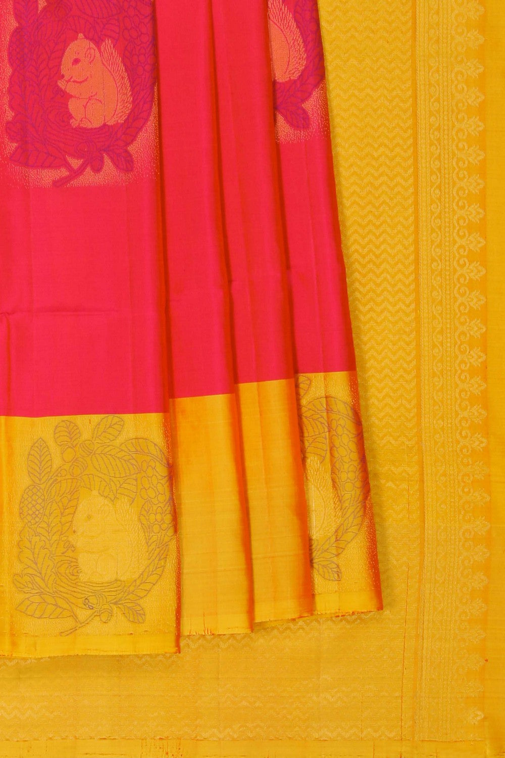 Image of Pink South Silk Saree