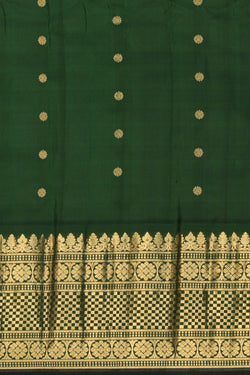 Image of Gadwal Silk Kattam Purple Saree