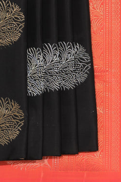 Collection of South Silk Black Saree in a gallery layout