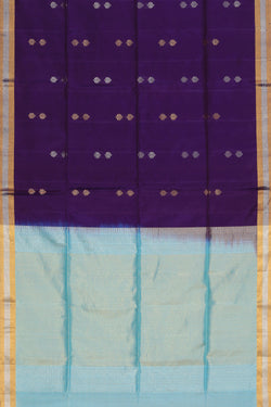 Collection of South Silk Purple Saree in a gallery layout