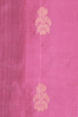 Collection of South Silk Pink Saree in a gallery layout