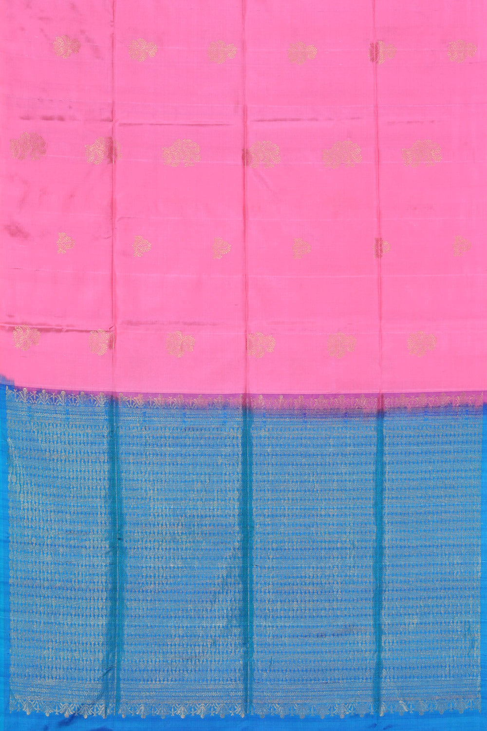 Collection of South Silk Pink Saree in a gallery layout