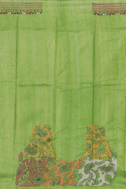 Collection of Kantha Stitch Embroidery Yellow Saree in a gallery layout