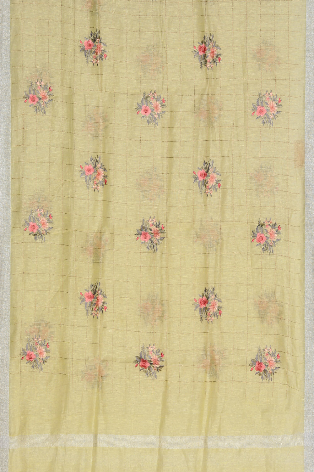 Linen Lime-Yellow Dupatta