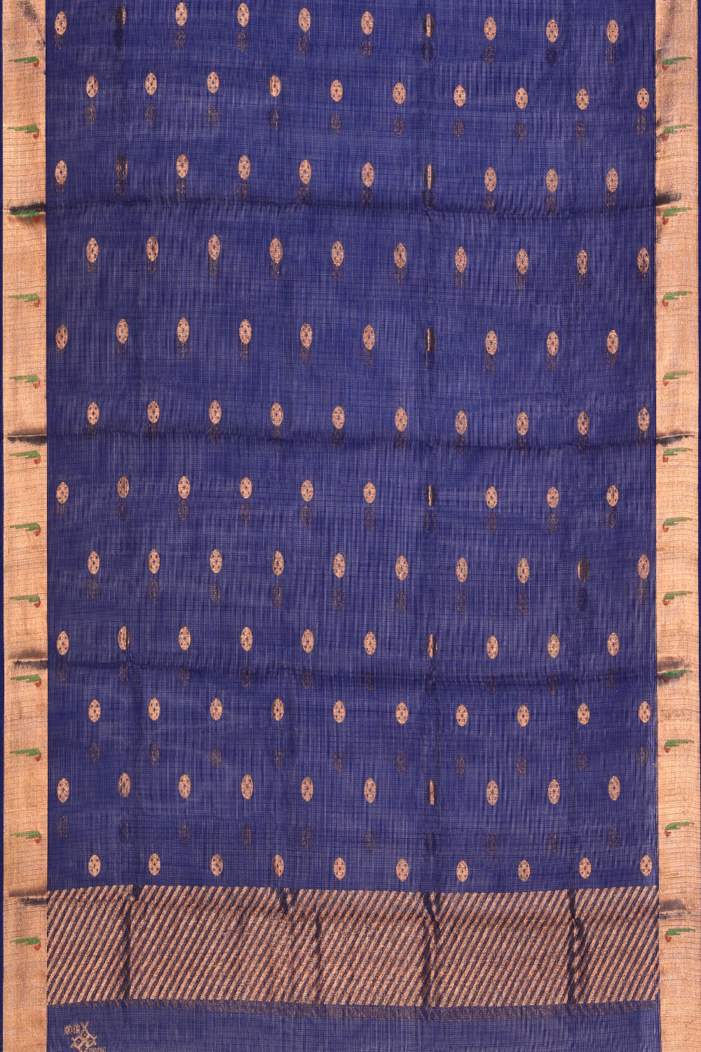Image of Kota Navy Blue Dupatta