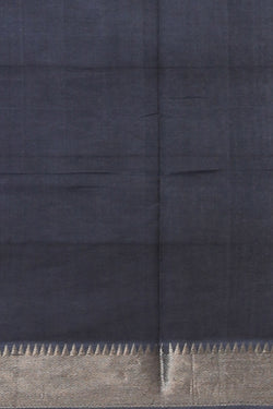 Image of Mangalgiri Silk Grey Saree