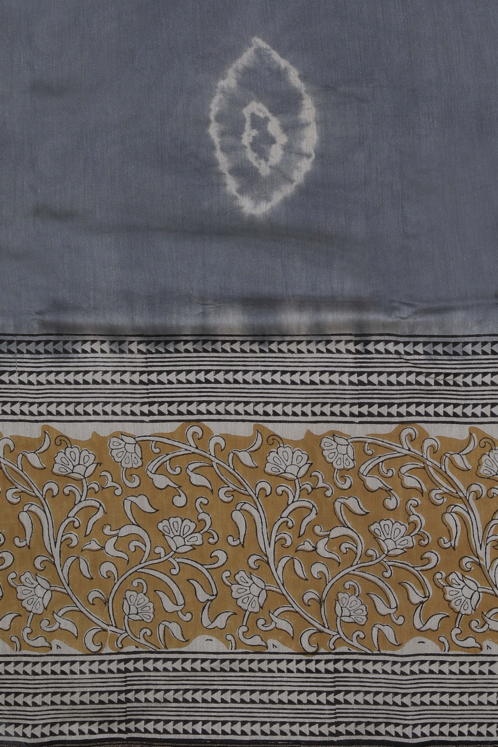 Image of Chanderi Cotton Silk Shibori Print Saree