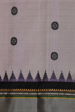 Image of Gadwal Silk Lavender Purple Saree