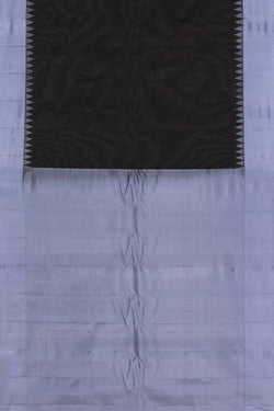 Collection of Gadwal Cotton Silk Black Saree in a gallery layout