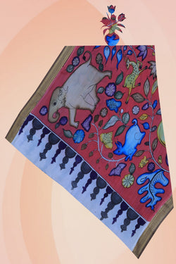 Image of Kalamkari Printed Dupatta