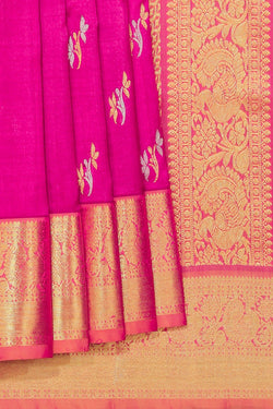 Image of Venkatagiri Silk Pink Saree