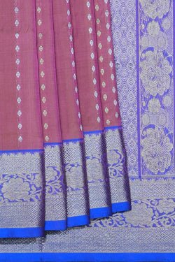 Collection of Venkatagiri Silk Onion Pink Saree in a gallery layout