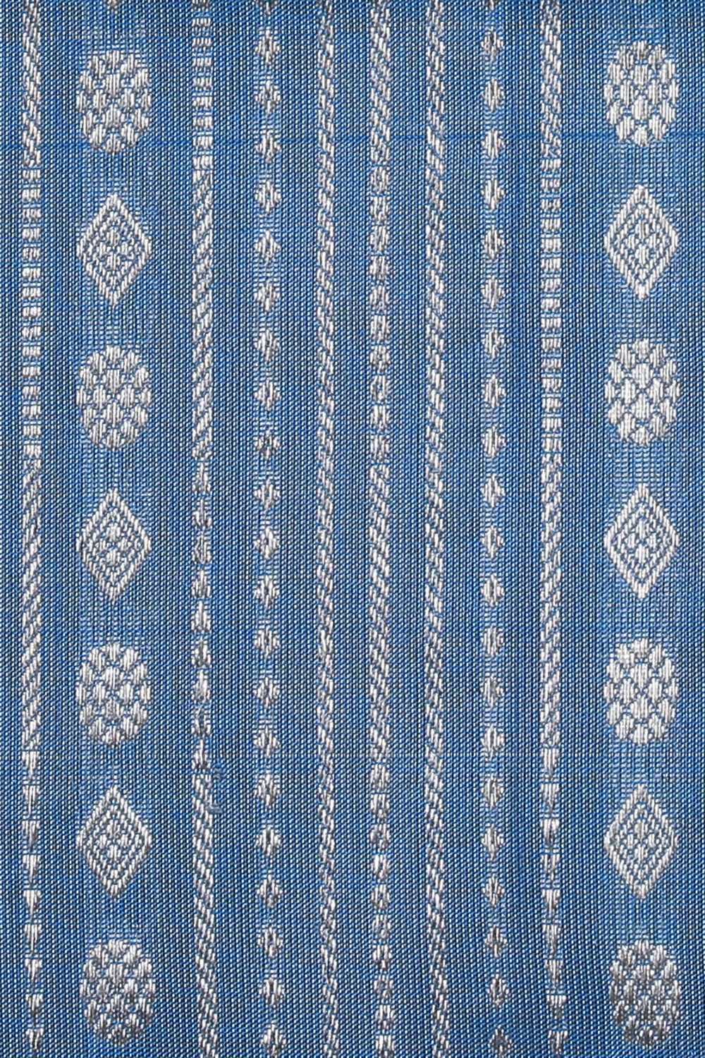 Image of Venkatagiri Silk Smoky Blue Saree