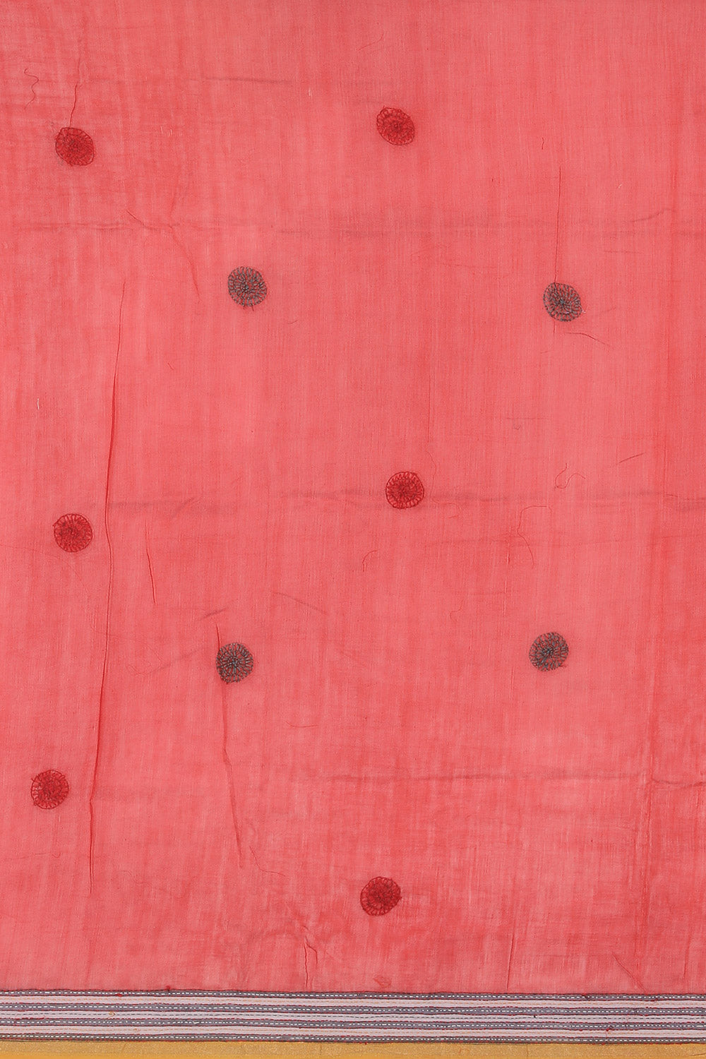 Image of Maheshwari Kantha Stitch Saree