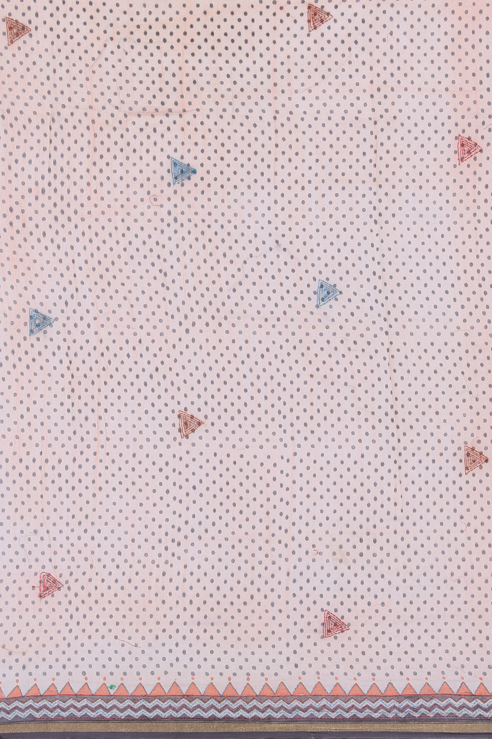 Image of Maheshwari Kantha Stitch Saree