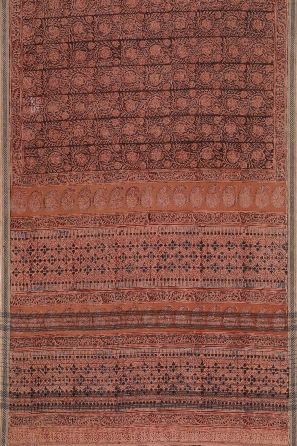 Collection of Cotton Bagru Printed Saree in a gallery layout