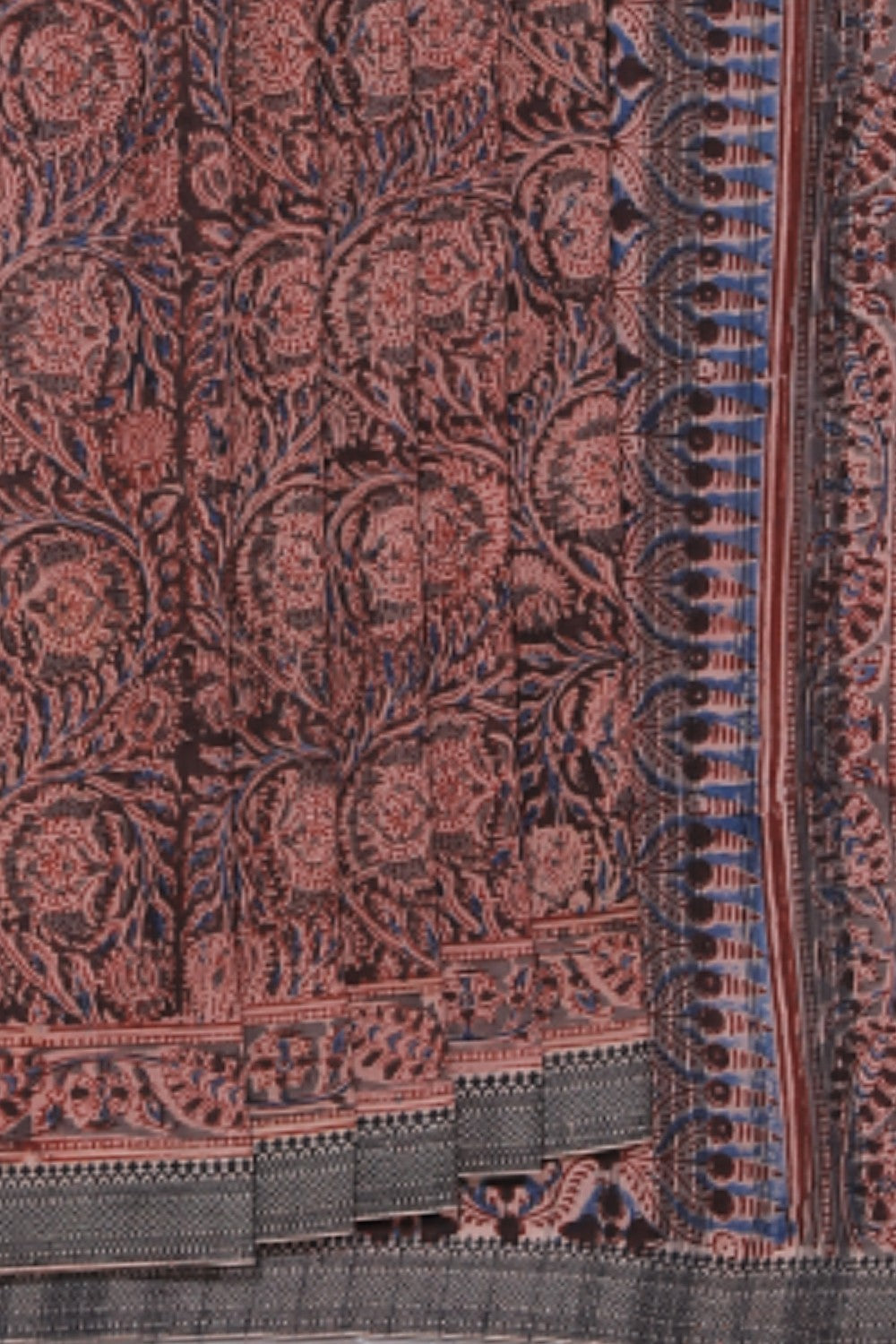 Collection of Cotton Bagru Printed Saree in a gallery layout