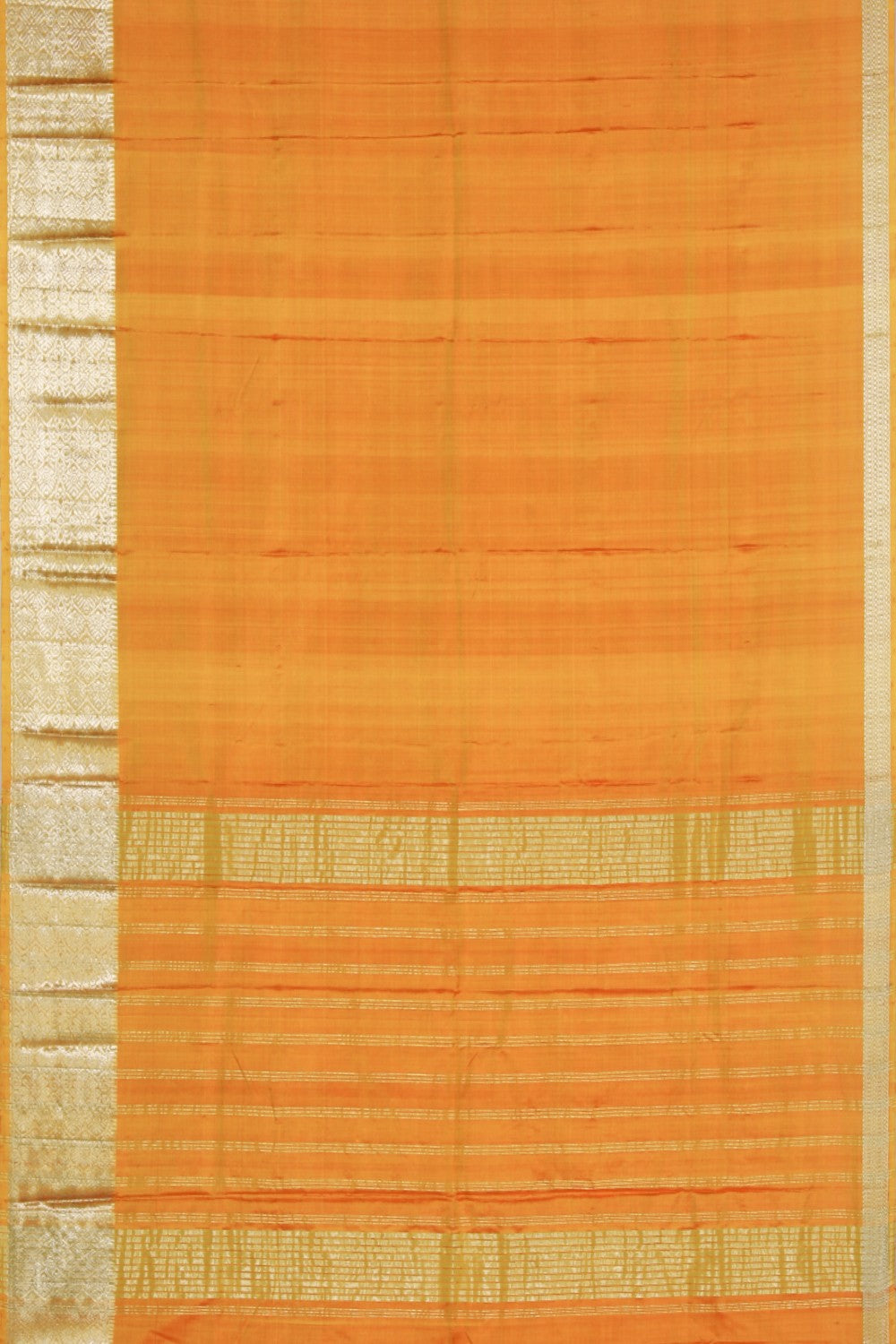 Mangalgiri Silk Mustard Saree