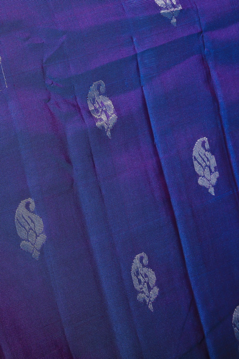 Mangalgiri Silk Blue Saree