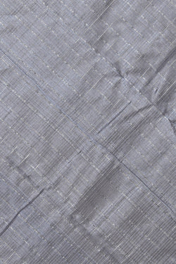 Image of Mangalgiri Silk Grey Saree