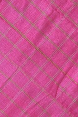 Image of Mangalgiri Silk Pink Saree