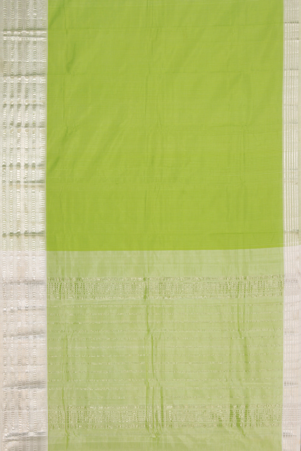 Mangalgiri Silk Green Saree