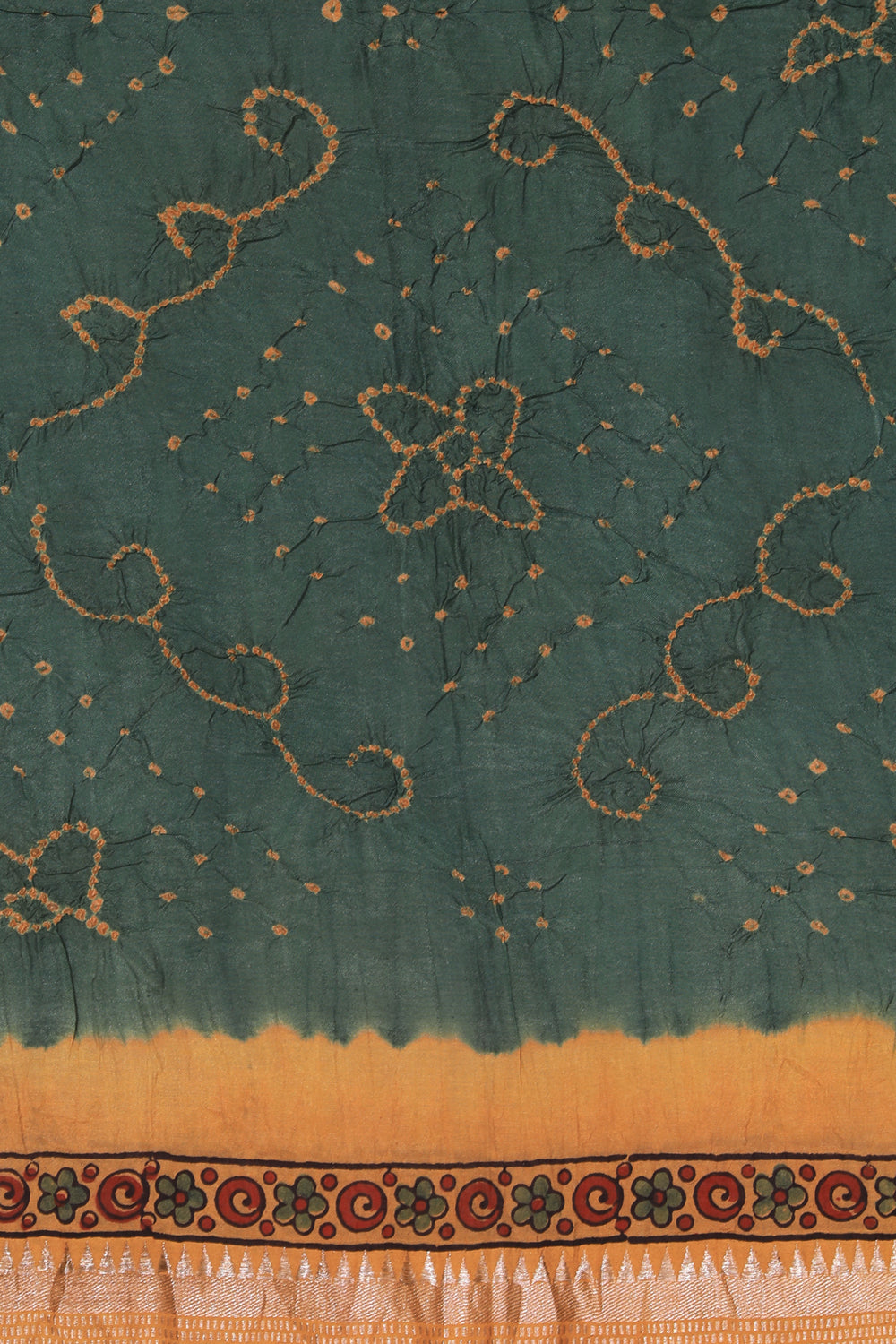 Image of Mangalgiri Silk Bandhani Saree