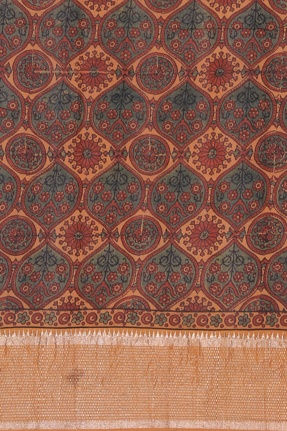 Image of Mangalgiri Silk Bandhani Saree