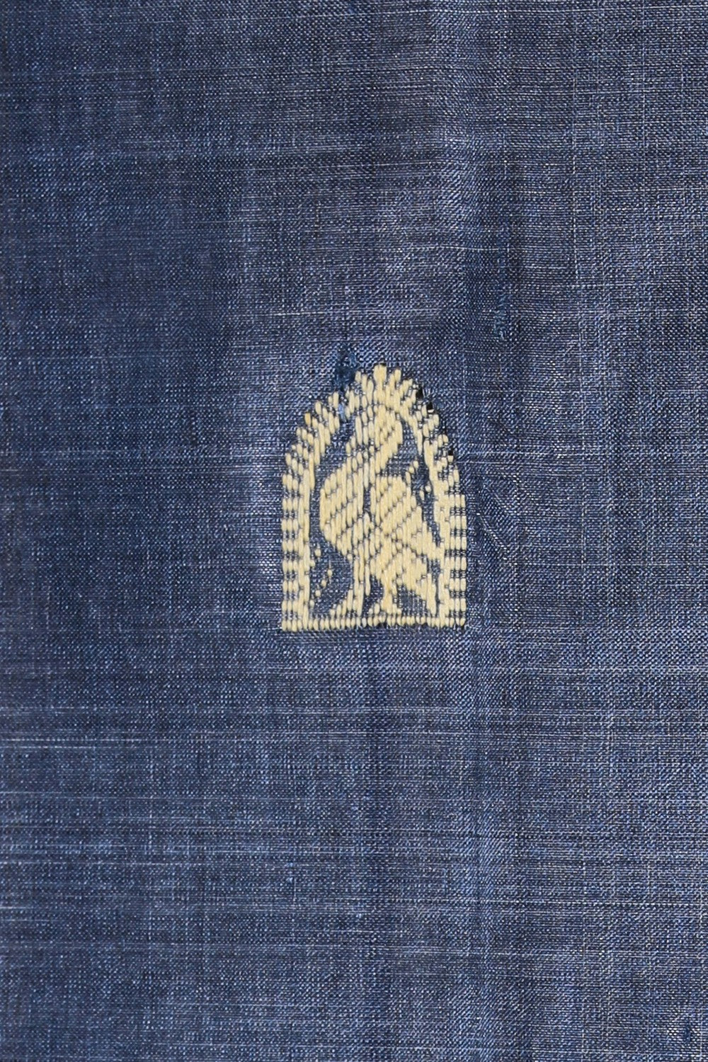 Image of Tussar Silk Grey Saree