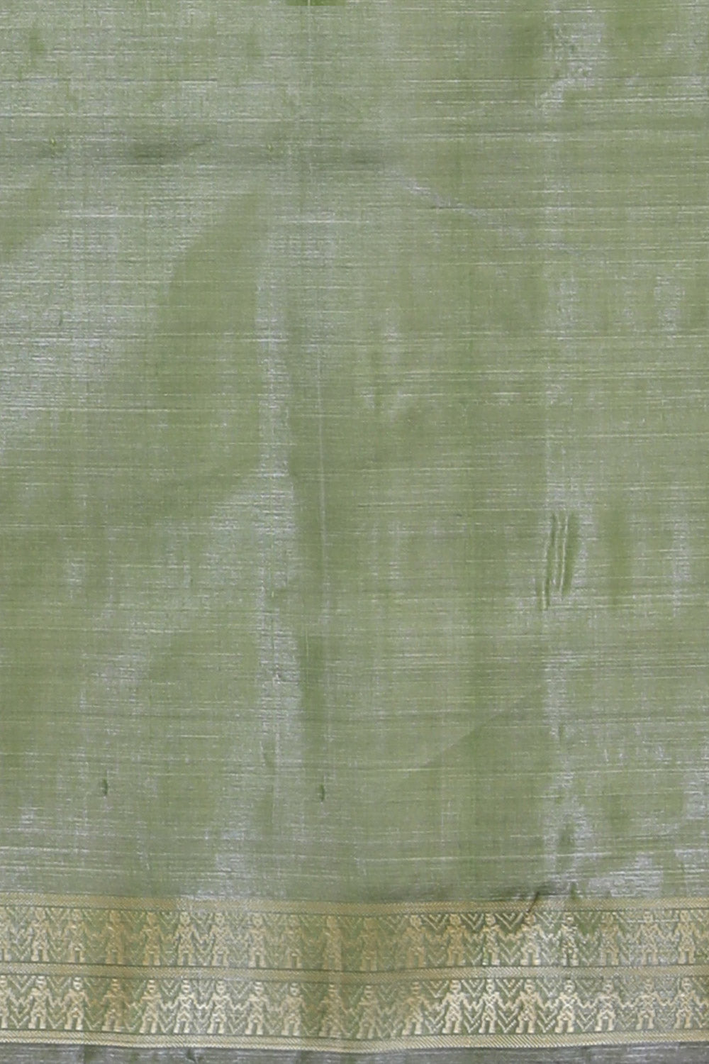Image of Tussar Silk Sage Green Saree
