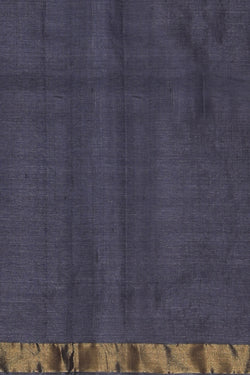 Image of Tussar Silk Grey Saree