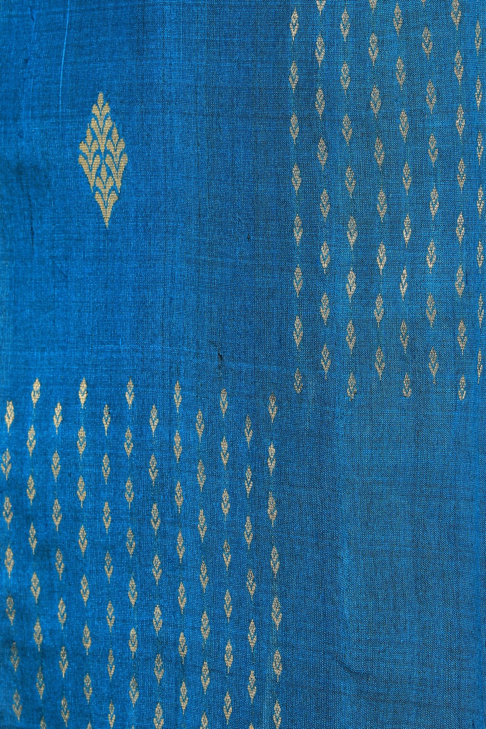 Tussar Silk Blue Saree