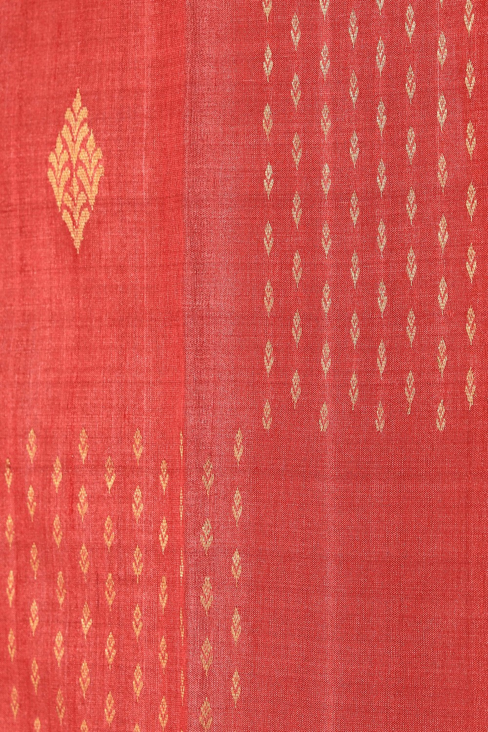 Collection of Tussar Silk Fuchsia Pink Saree in a gallery layout